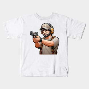 Tactical Man Kids T-Shirt